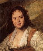 Frans Hals Gypsy Girl oil